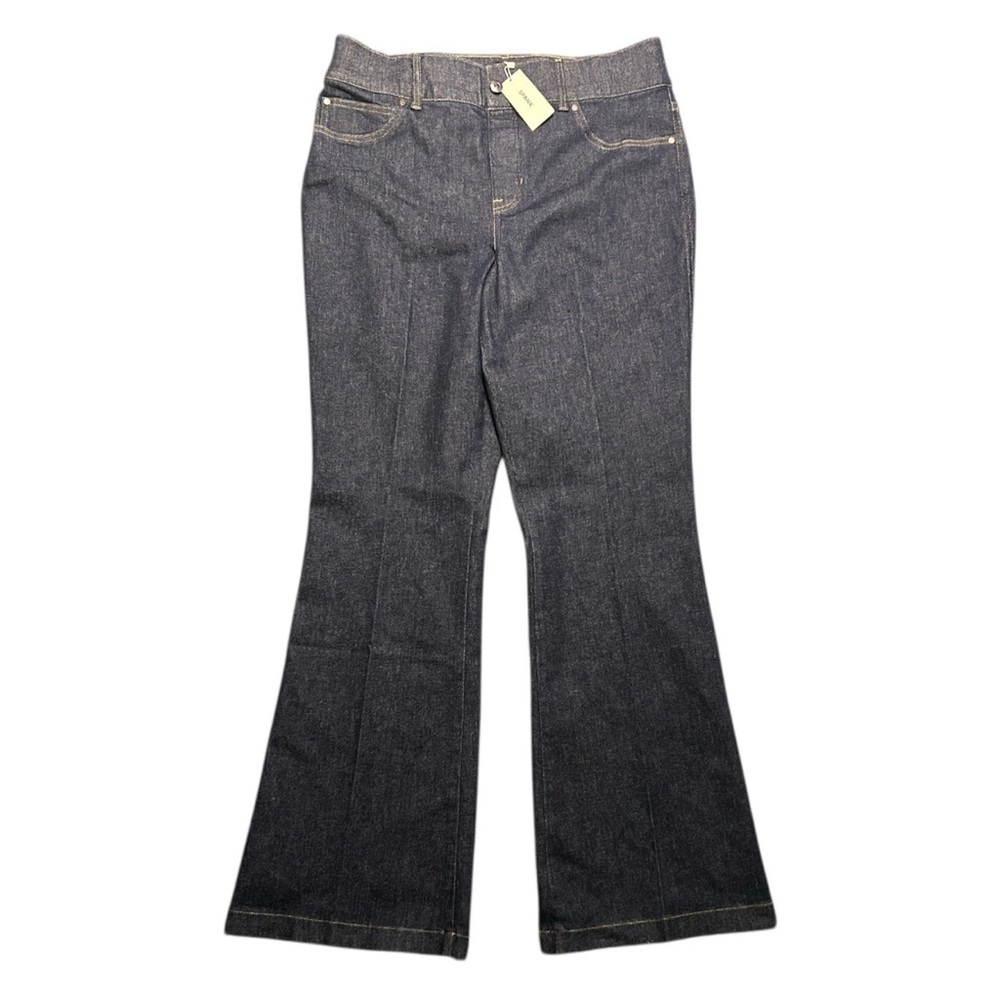 NWT Spanx Flare Jean Womens 1XTall EveryWear Clean Blue Pull On
